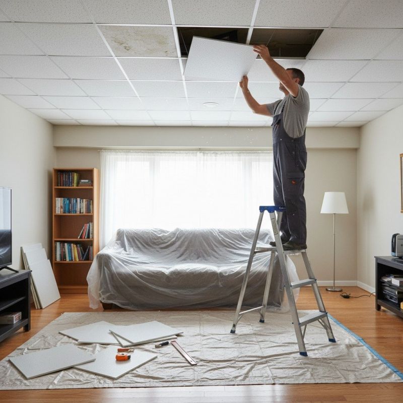 Popcorn Ceiling Repair detail