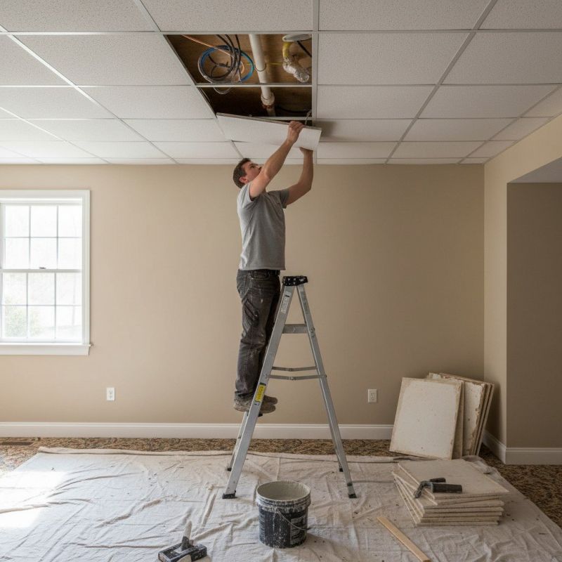 Popcorn Ceiling Repair detail