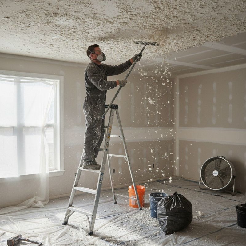 Local Popcorn Ceiling Repair pros at work
